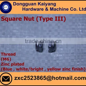 M6 Quick Release Nut Square Nut Type III (Bicycle Fastener) thumbnail-2