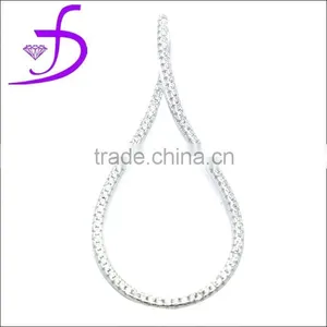 Cubic Zircon Micro Pave Setting Pendant 925 Silver Wholesale thumbnail-1