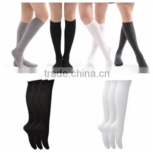 Cotton Girls Ladies Women Knee High Socks thumbnail-1
