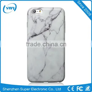 2016 Wholesale Durable Marble Pattern Slim TPU Protective Case Cover Shell For Iphone 5 6 6S Series LCD Screen thumbnail-3