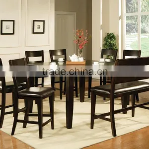 Customized High Quality Solid Wood Leg Dining Table and Chair thumbnail-2
