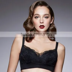 ORA2020+2020 Hot Sell Odm Oem G-string Women Ladies Underwear no Wire Bonzer Lace Sexy Bra & Thin Lace Panties Set Sexy Bra Set thumbnail-1