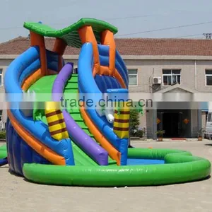 Commercial Outdoor Slide Bouncer Pool thumbnail-1