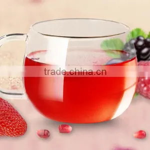Clear Glass Heat Resisting Glass Tea Cup Small Glass Cup With Handle thumbnail-3
