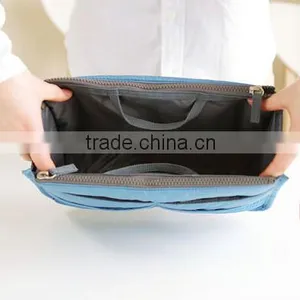 Make up Organizer Bag Men Casual Travel Bag Multi Functional Women Cosmetic Bags Storage Bag in Bag Makeup Handbag thumbnail-3