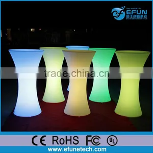 Innovative Led Outdoor Cafe/nightclub Tables and Chairs,light up Pub Bar Table thumbnail-1