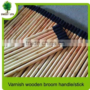 Very Durable Varnished Wooden Handle With Plastic Cap for Garden Tools thumbnail-1