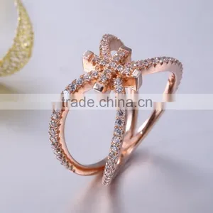 Rose Gold Napkin Ring 925 Sterling Silver Genuine Amethyst Ring thumbnail-5