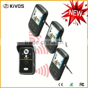 2.4Ghz 300meter Kivos Kdb300 Apartment Video Door Phone With Pir Auto-detection Recording thumbnail-1