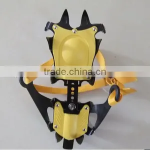 Mountain Climbing,Hiking,Walking Antislip Shoes Cover Snow and Ice Shoes Spikes Good Tpr Ice Shoe Crampons thumbnail-1