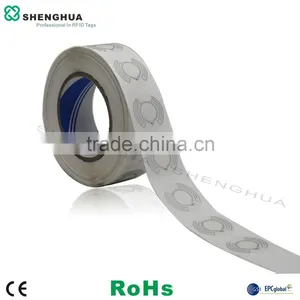 Disc Tag Alien H3 Passive RFID Disc Label Wet Inlay Blank White Printable CD Management RFID Tag thumbnail-1