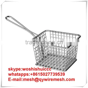 Non-stick Coating Vegetable BBQ Grill Basket With Wooden Handle thumbnail-5