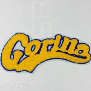 Sew-on Embroidery Chenille Patch Embroidery Towel Letters thumbnail-5