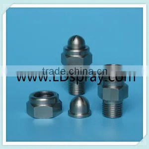 Stainless Steel or Brass Flat Fan Spray Air Water Jet Nozzle With 3 Parts thumbnail-5