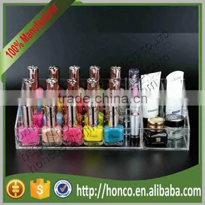 Cheapest Clear Colour 4 Tiers Cosmetics Nail Polish Acrylic Display Stand Rack thumbnail-3