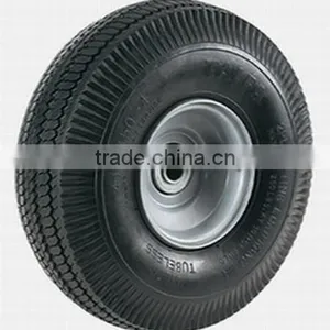 10 Inch 4.10/3.50-4 pu Foam Pneumatic Rubber Wheel Tire thumbnail-4