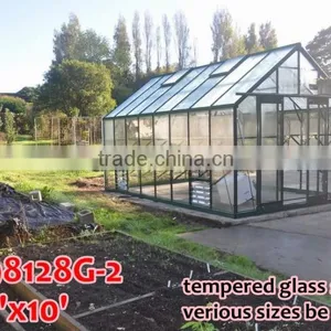 High Performance Aluminium Large Glass Agricultural Greenhouses thumbnail-1