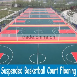 Suspended Basketball Court Floor PP Material thumbnail-1