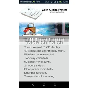 K9 Factory Manufacturer Wireless Home GSM Alarm System thumbnail-4