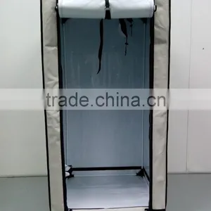 New Triangle Style High Quality Grow Tent Material Grey Mylar 600D Grow Room Grow Tent Hydroponics thumbnail-2