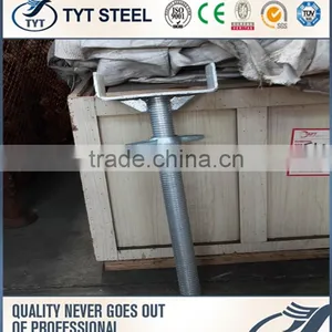 High Sale Scaffolding Jack Base Screw Jack With Swivel Base Plate thumbnail-1