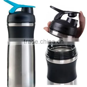 750ml 26 Ounce #304 18/8 Stainless Steel BPA Free Water Bottle Protein Shaker Custom Color Low MOQ Leaking Proof thumbnail-2