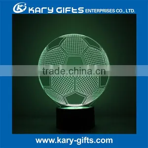 Football,car, Fish Shape Night Light 3D Art Deco Led Table Lamps 3D Home Decoration Kids Gift Light thumbnail-1