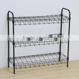 3 Tiers Metal Wire Shoes Rack nd Shoes Storage Organize thumbnail-1