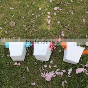 Nanning Factory Bulk Distressed Rustic Rectangular Stackable Garden Yard Recycled Metal Planters thumbnail-6