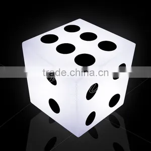 Led Glow Cube Stool / Color Changing Led Stool thumbnail-2