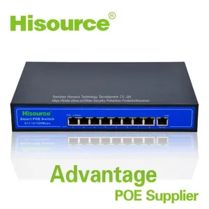 10/100 Мбит/с 8-портный коммутатор с поддержкой Power over Ethernet быстрого стандарта Ethernet thumbnail-1