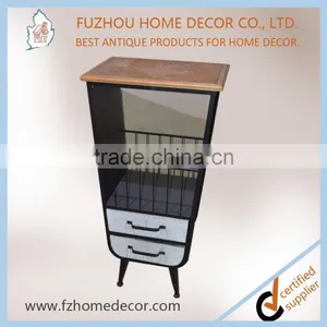 2017 Hot Sell Antique Wooden Cabinet With Metal Leg for Living Room thumbnail-4