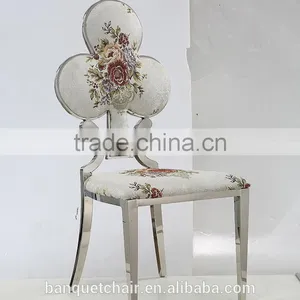 Foshan Furniture European Stainless Steel Chairs for Living Room thumbnail-2
