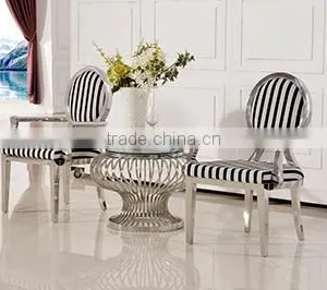 Modern Heat Selling Modern Dining Table Marble Round Dining Table Glass Cover Dining Table thumbnail-4