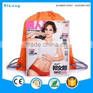 China Supply Cotton String Bag Size Custom Cotton Pull String Bag thumbnail-3