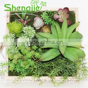 SJLJ013343 Plastic Grass Wall / Fake Green Grass Wall for Garden Home Decoration thumbnail-4