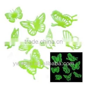Supply Romantic Houseful Luminous Stickers / Bedroom Wall Sticker / Ceiling Plaster --Butterfly thumbnail-1