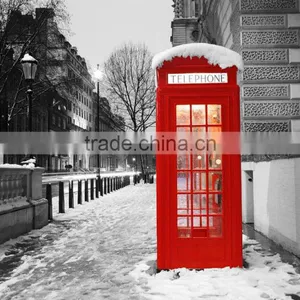 Outdoor Street Red H2.4 M London Telephone Booth thumbnail-1