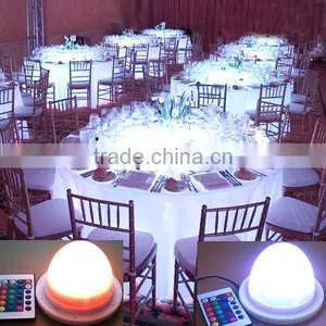 2017 Hotsale Wedding Decoration Materials Remote Contrrol Led Under Table Light thumbnail-1
