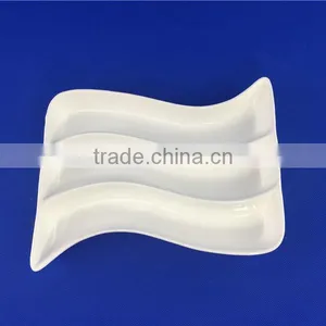Chaozhou Ceramic Plate Wave Shape thumbnail-1