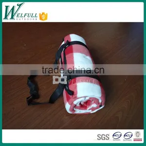 Custom Wholesale Flannel Fleece Picnic Blanket, Picnic Mat thumbnail-1