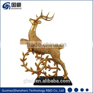 Deer Antlers Molds Carved Deer Head Mould thumbnail-1