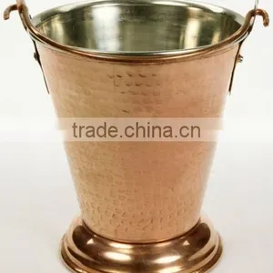 Copper & Siver Finished Wine Ice Bucket thumbnail-1