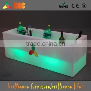 Illumianted Waterproof IP65 Led Rechargeable li Battery Operated Led Ice Bucket/wine Cooler thumbnail-3