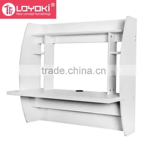 MDF Wood Table Multiple Functions Home Furniture Wall Mounted Desk Living Room Computer Wall Mounted Desk thumbnail-3