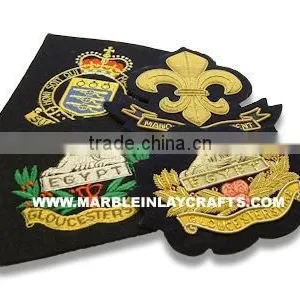 Hand Embroidery Bullion Wire Patches and Badges thumbnail-1