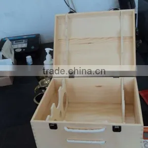 Handmade Wood Wine Box thumbnail-2