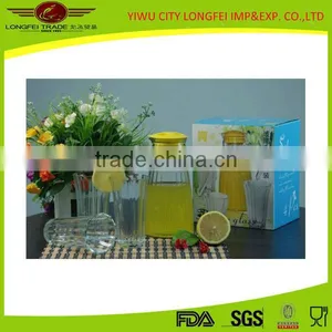 Hot Selling Chinese Wholesale Glass Water Jar Set thumbnail-1