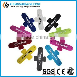 Practical Promotional Gift Sticky One Touch u Silicone Mobile Phone Stand thumbnail-1
