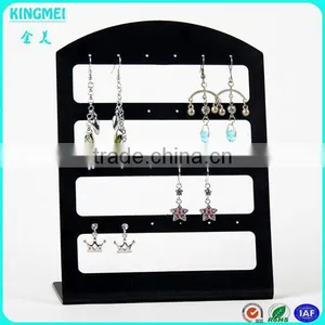 Factory Black 3 Line Most Pop Tabletop Hot Sale Earring Display Shelf thumbnail-1